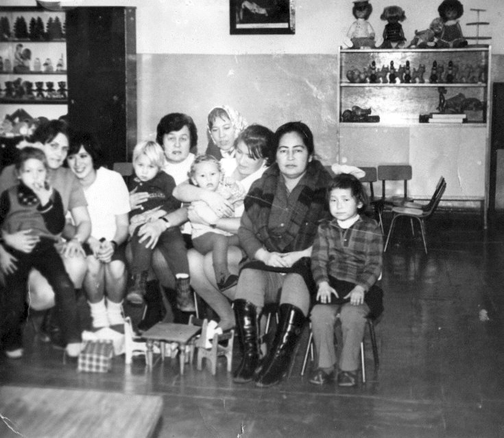 Моя Мама с сестрой Ритой,Егорова,Козлова,Вахаева Нина.