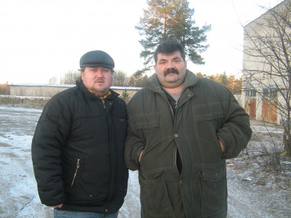 Валера Белеванцев и Андрей Баркар.