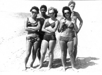 1977 июль, на старом городском пляже